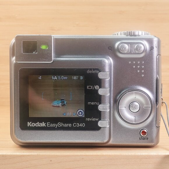 Kodak EasyShare C340 / 5MP Digital Camera / Silver - Picture 4 of 6